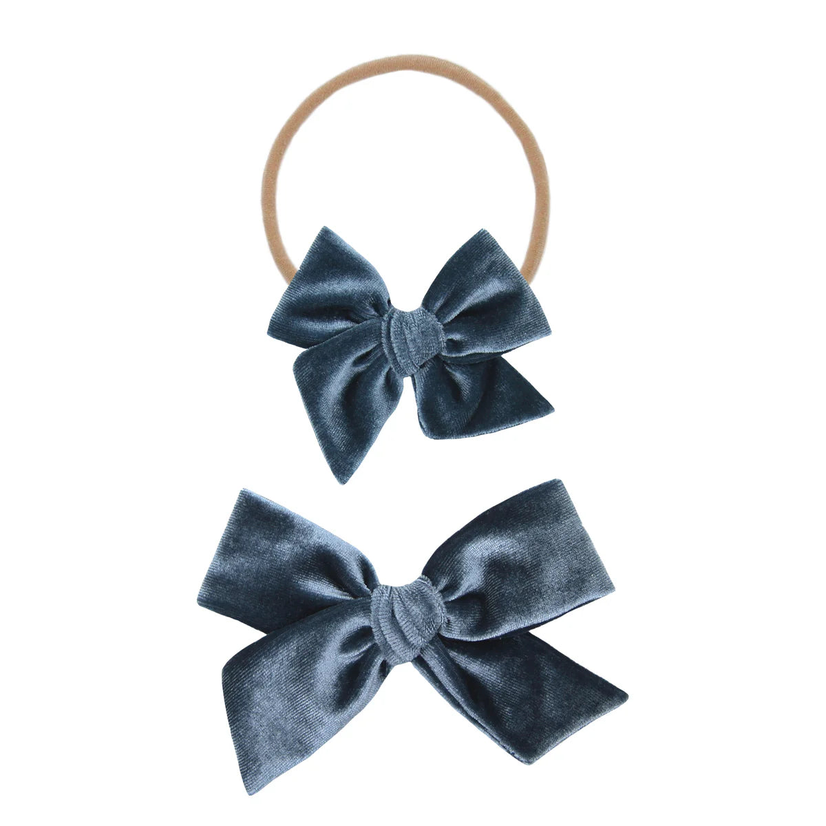 Steel Blue Velvet