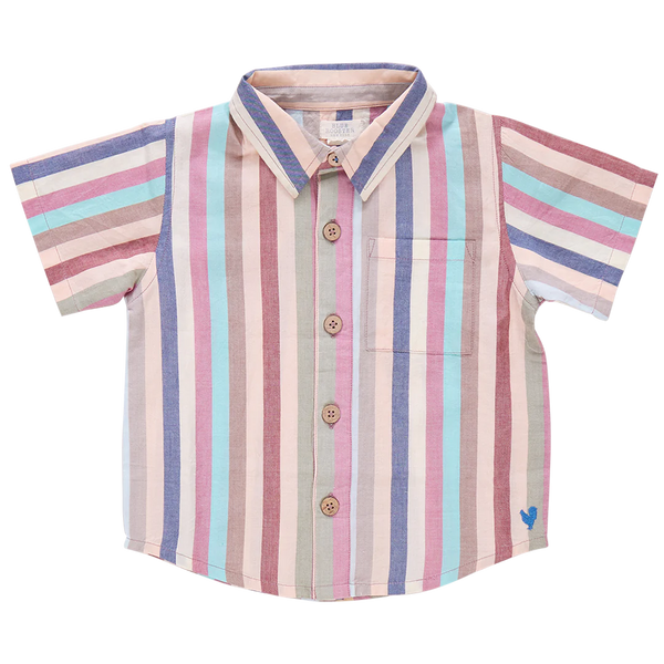 Boys Jack Shirt - Multi Vintage Stripe