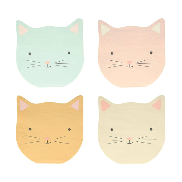 Cute Kitten Napkins (x 16)