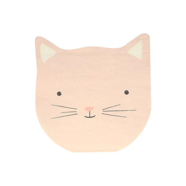 Cute Kitten Napkins (x 16)