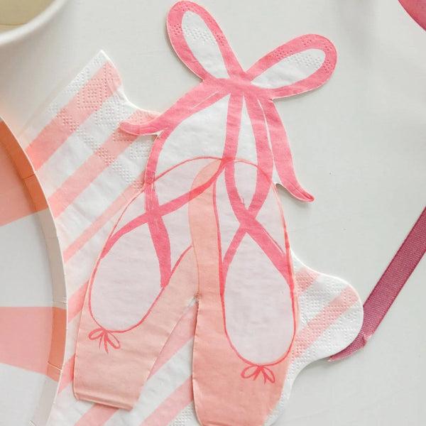 Ballet Slippers Napkins (x 16)