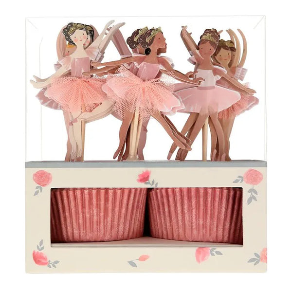 Ballerina Cupcake Kit (x 24 toppers)