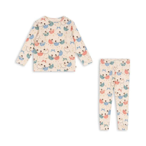 basic blouse pant set | snow bow ballerina