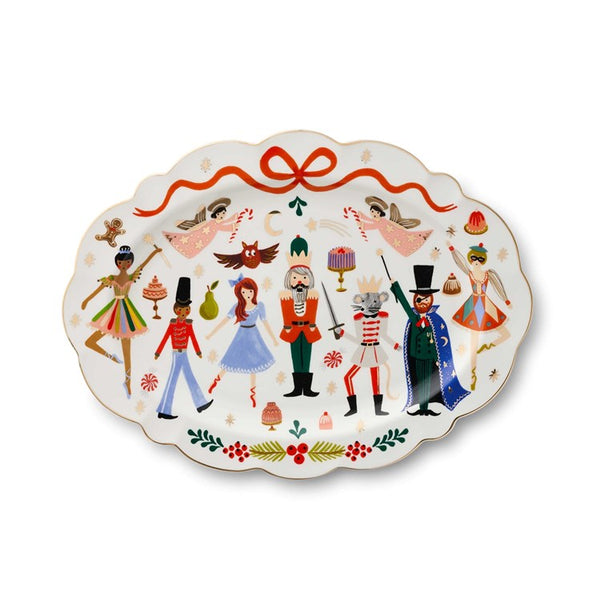 Nutcracker Large Porcelain Serving Platter