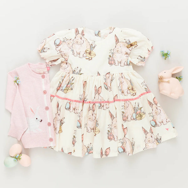 Girls Maribelle Dress | Bunny Friends