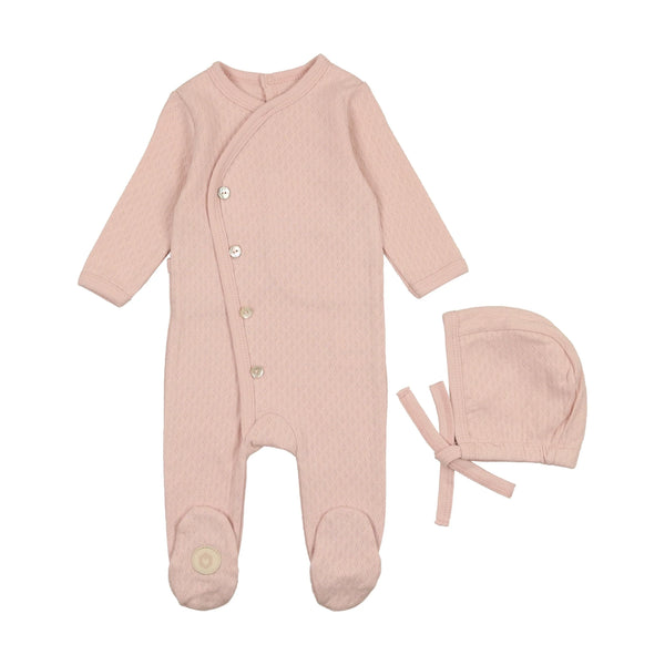 Pointelle Pink Layette Set