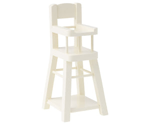 Micro Size High Chair, White
