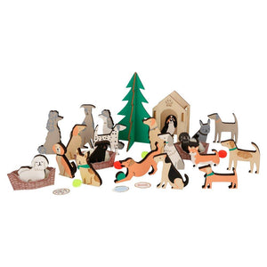 Dog Advent Calendar Suitcase