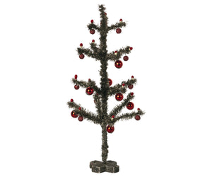 Christmas Tree, Antique Silver