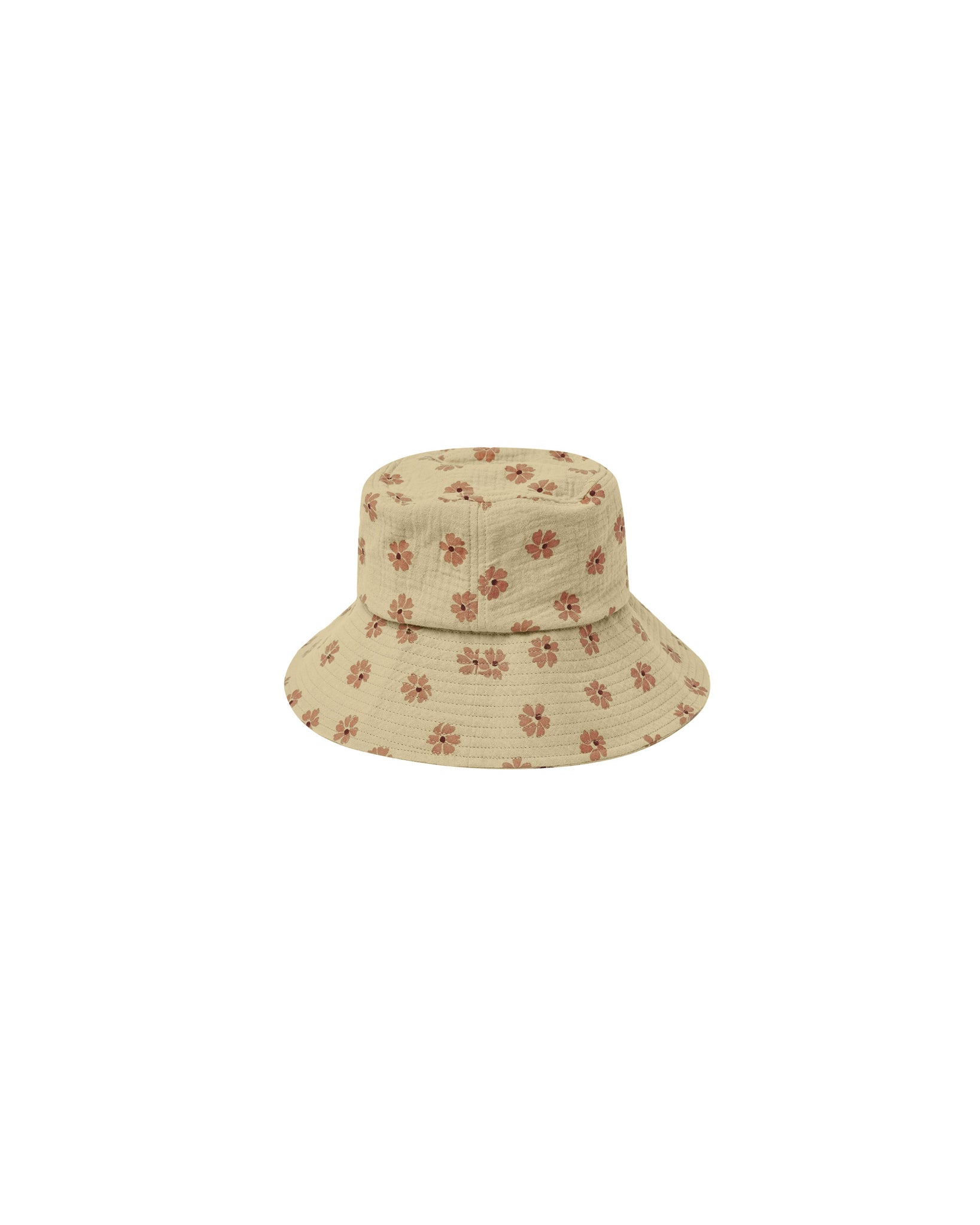 bucket hat || lemon daisies, zebra, camel check