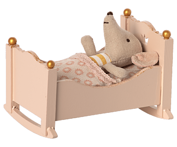 Cradle, Baby Mouse - Rose
