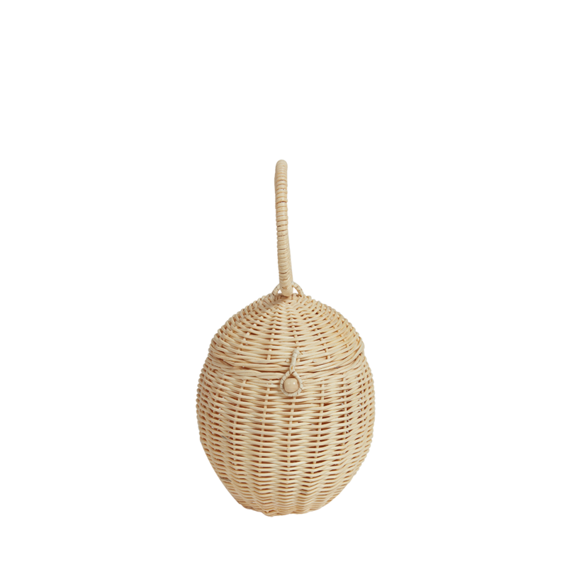 RATTAN EGG BASKET