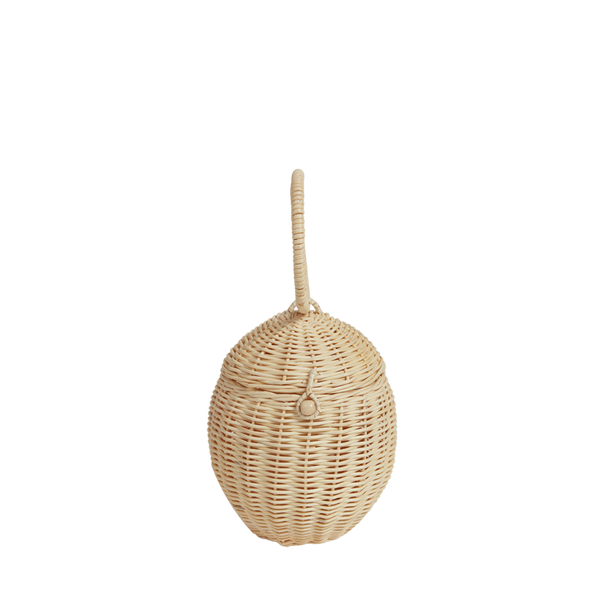 RATTAN EGG BASKET