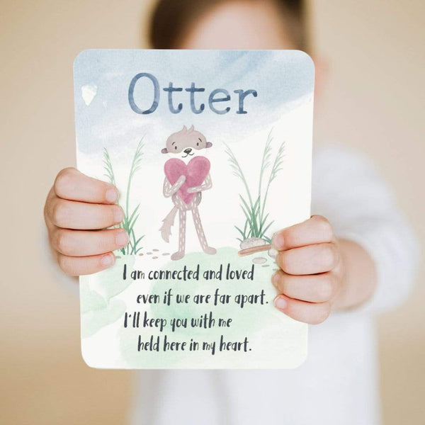 Otter Kin & 'Otter' Board Book- PEBBLE