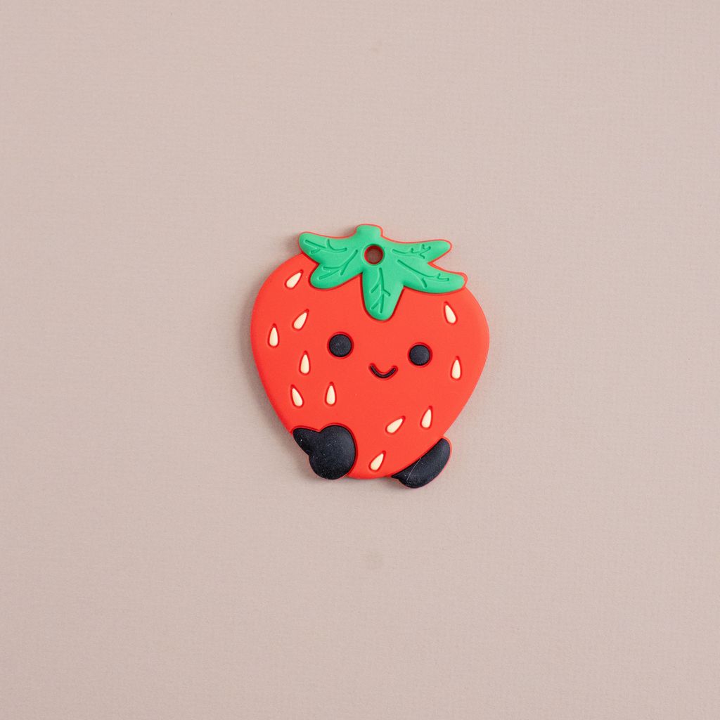 Strawberry Silicone Teether