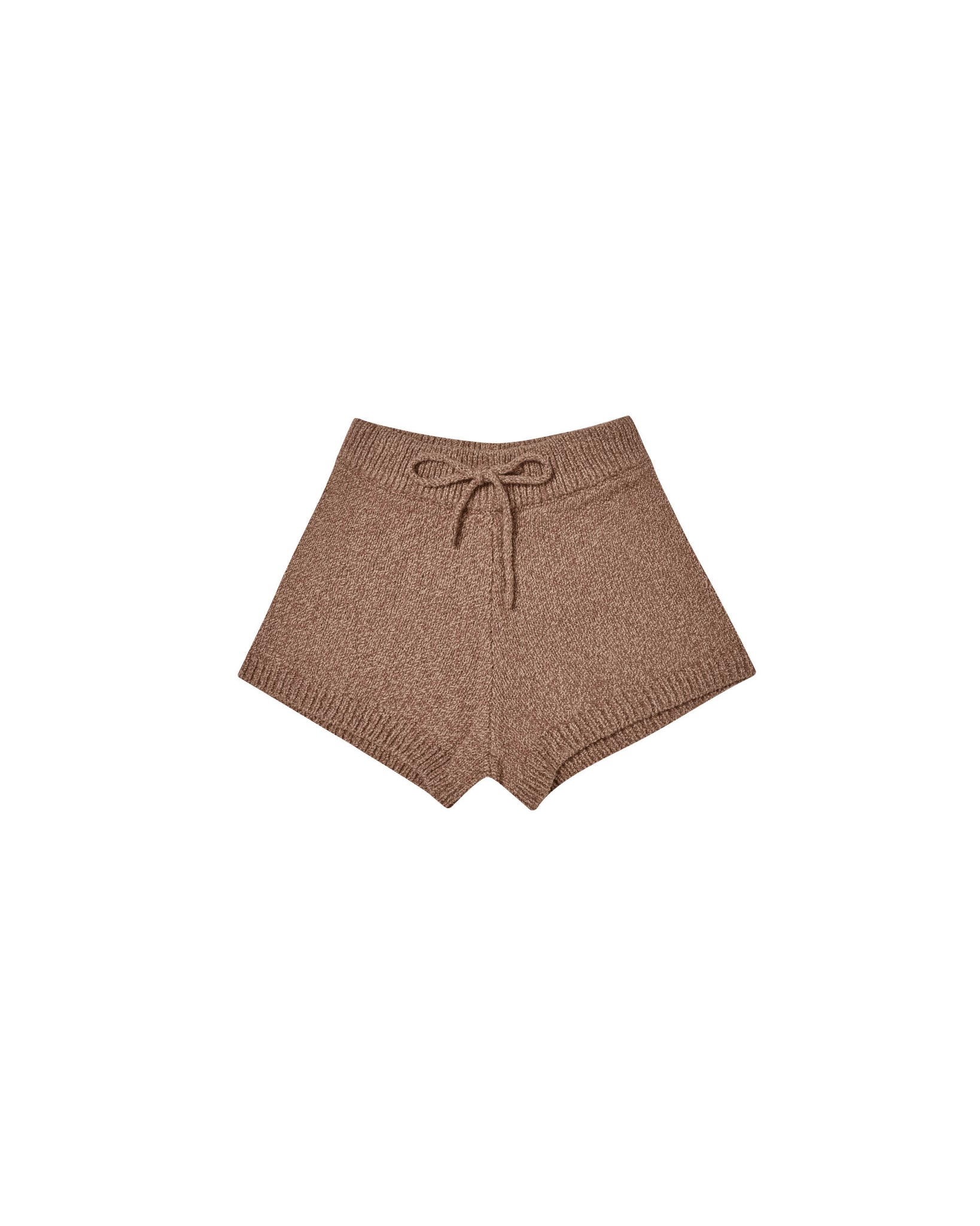 knit shorts || heathered mocha