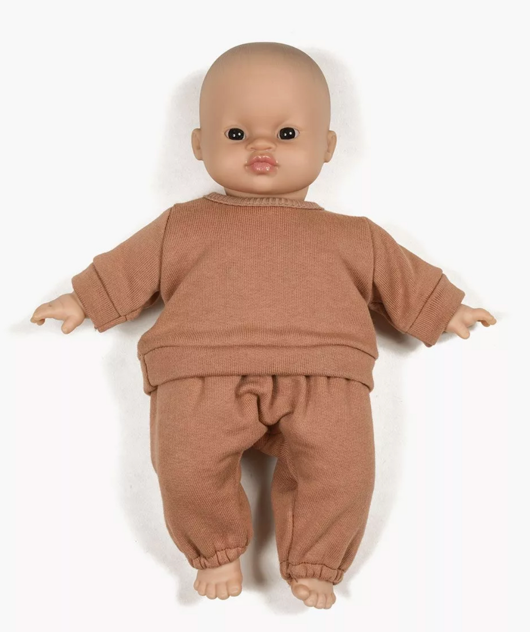 Sweatsuit in "Terracotta" for Minikane Soft-bodied Babies
