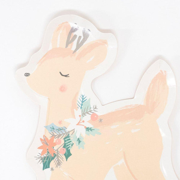 Pastel Deer Plates (set of 8)