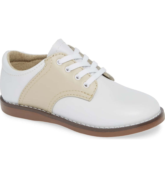 Cheer Oxford in White/Ecru