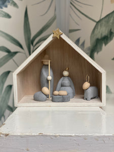 Nativity, Concrete/Wood