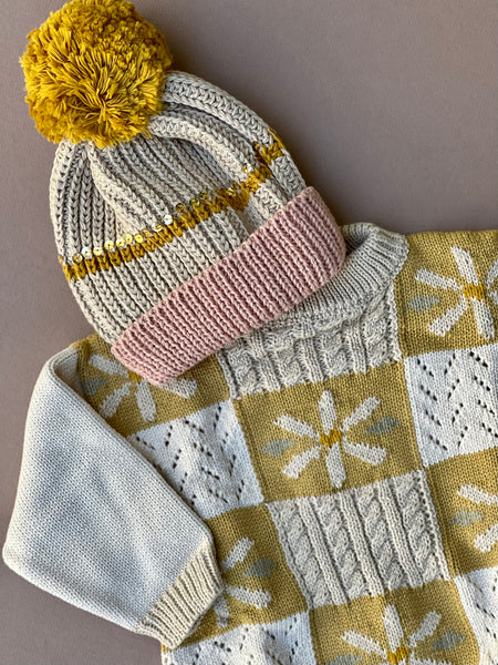 Daisy Patchwork Sweater