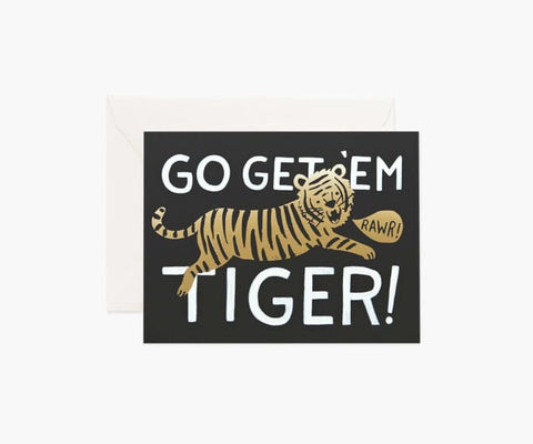 Go Get 'Em Tiger Card
