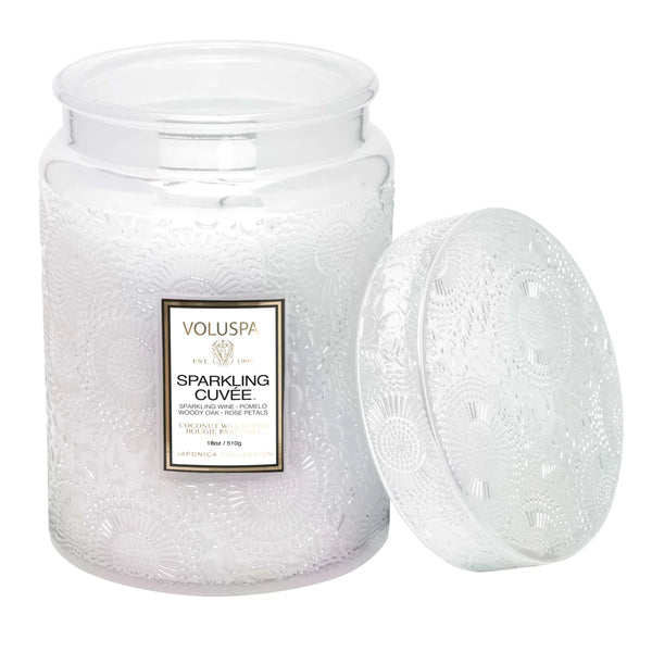 SPARKLING CUVEE LARGE JAR CANDLE