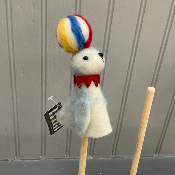 Wool Circus Finger Puppets