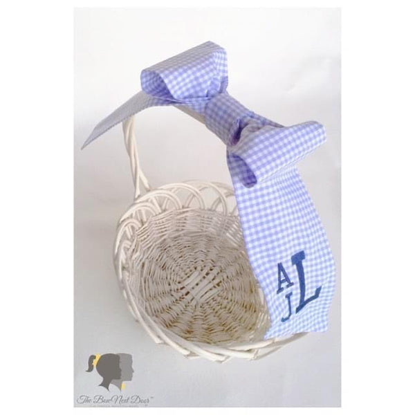 The Bow Next Door Basket Bow Gingham (more colors)