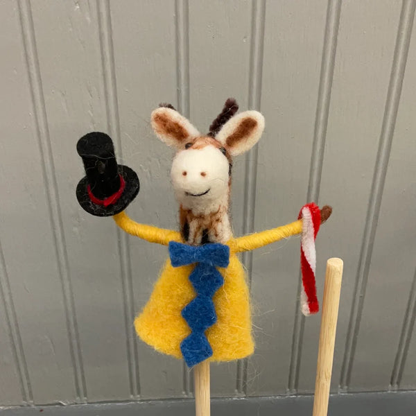 Wool Circus Finger Puppets